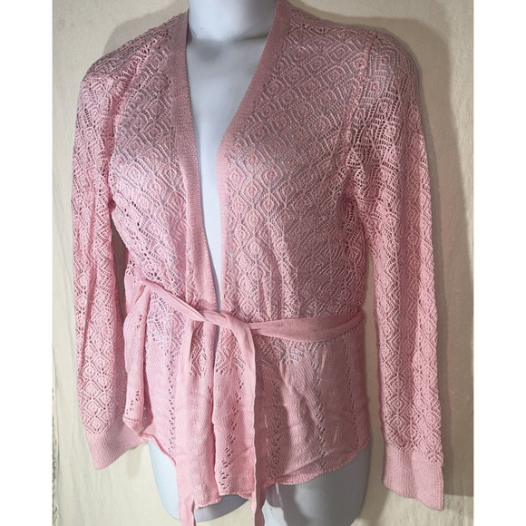 Grace Karin Open front Pink cardigan sweater 2XL - Picture 3 of 11